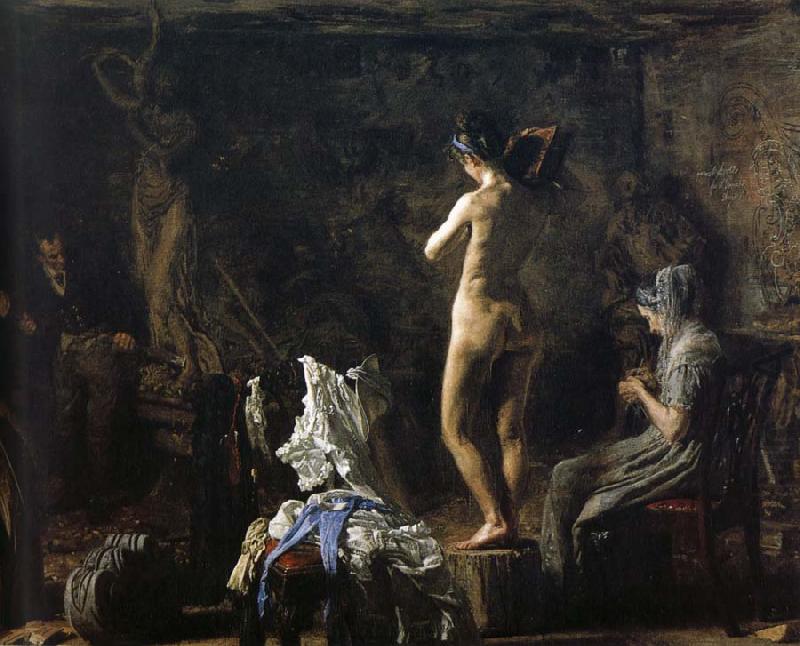 The William is Carving his goddiness, Thomas Eakins